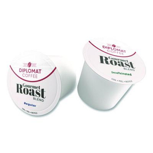 Diplomat Coffee Gourmet DC-Cup, 10 g, 96/Carton (CDCCUPGR9610)