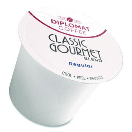 Diplomat Coffee Classic Gourmet DC-Cup, 10 g, 96/Carton (CDCCUPCG9610)