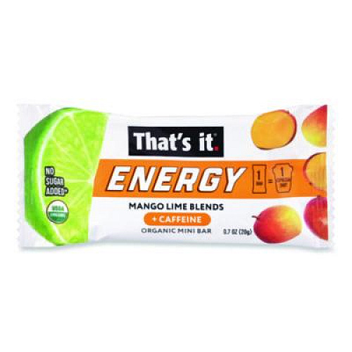 Thats it. Organic Energy Bars, Mango Lime, 0.7 oz Bar, 36/Box (22002520)
