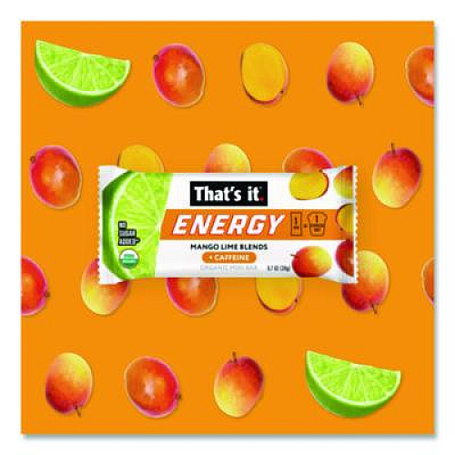 Thats it. Organic Energy Bars, Mango Lime, 0.7 oz Bar, 36/Box (22002520)