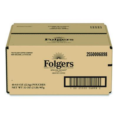 Folgers Coffee Filter Packs, Special Roast, 0.8 oz, 40/Carton (06898)