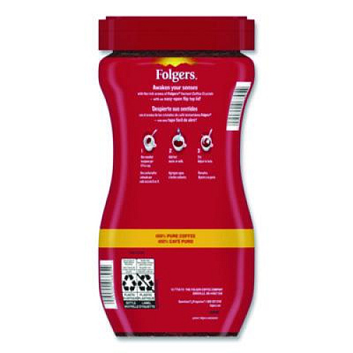 Folgers Classic Roast Instant Coffee, 16 oz Jar (06922)
