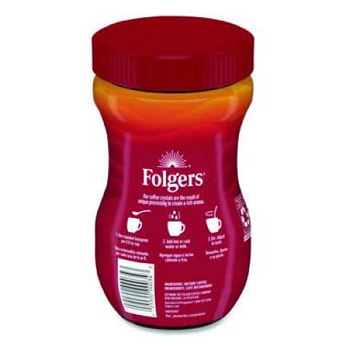 Folgers Classic Roast Instant, 8 oz Jar (20629)