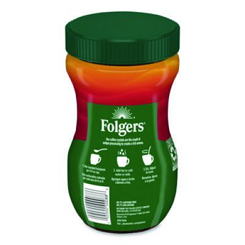 Folgers Classic Decaf Instant Coffee, 8 oz Jar (20630)