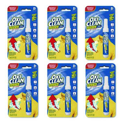 OxiClean On-the-Go Pen Stain Remover, Bonus Size, 22 mL, 6/Pack (8057523564CT)