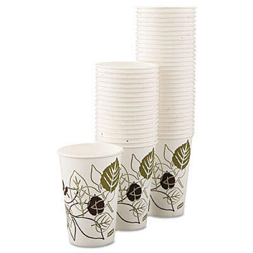 Dixie 16PPATHPK Pathways Polycoated Paper Cold Cups