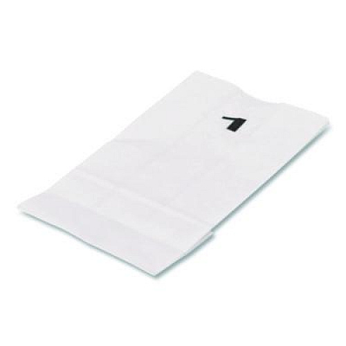 Ross & Wallace Paper Products Grocery Paper Bags, 1# Size, 30# Basis Weight, 3.5" x 2.25" x 6.63", White, 500/Bundle (GWHT1500)