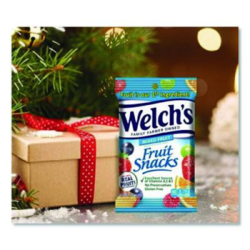 Welch's Fruit Snacks, Mixed Fruit, 5 oz Pouch, 12/Carton (PIM05098)
