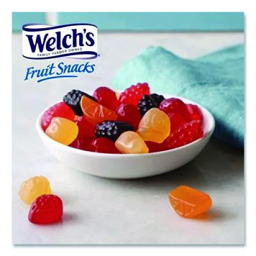 Welch's Fruit Snacks, Mixed Fruit, 5 oz Pouch, 12/Carton (PIM05098)