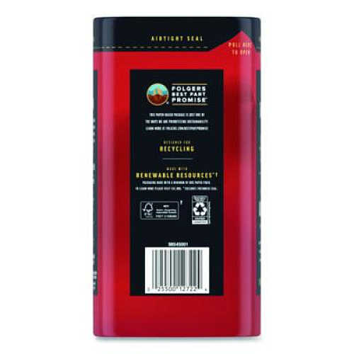 1850 Black Gold Roast Ground Coffee, 12 oz Canister (12722EA)
