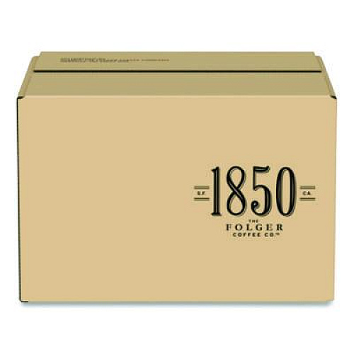 1850 Black Gold Coffee Ground Coffee Fraction Packs, 2.5 oz Pack, 24 Packs/Carton (21512)