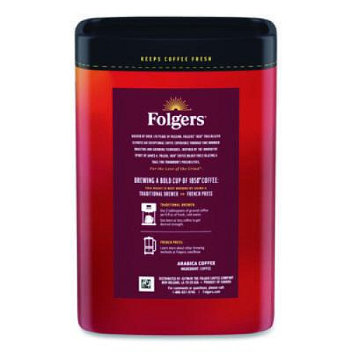 1850 Trailblazer Roast Ground Coffee, 12 oz Canister (62881EA)