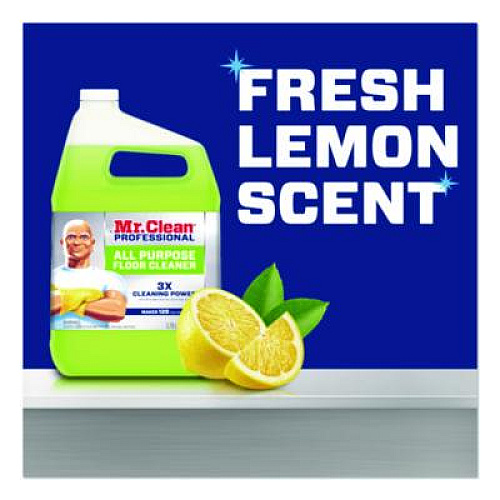 Mr. Clean Finished Floor Cleaner, Lemon Scent, 1 gal Bottle (02621EA)