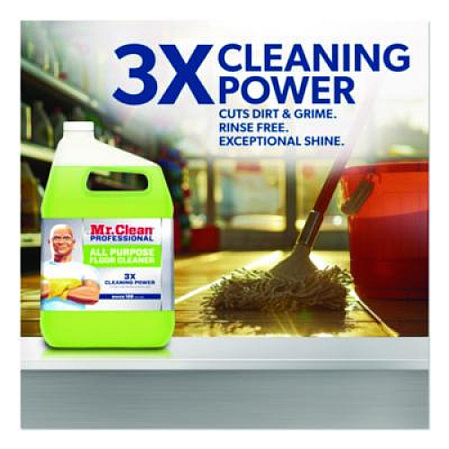 Mr. Clean Finished Floor Cleaner, Lemon Scent, 1 gal Bottle (02621EA)