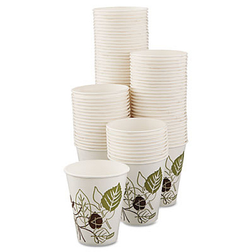 Dixie Pathways Polycoated Paper Cold Cups, 12oz, 100/pack (12FPPATHPK)