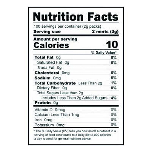 VerMints Organic Mints/Pastilles, Wintergreen, 2 Mints/0.7 oz, Individually Wrapped, 100/Box (VNT00993)