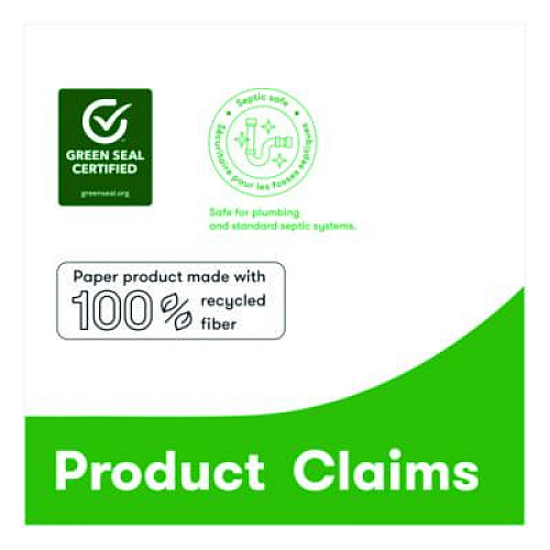 Cascades PRO Select Jumbo Bath Tissue, Septic Safe, 2 Ply, 3.3" x 1,000 ft, White, 12 Rolls/Carton (B140)