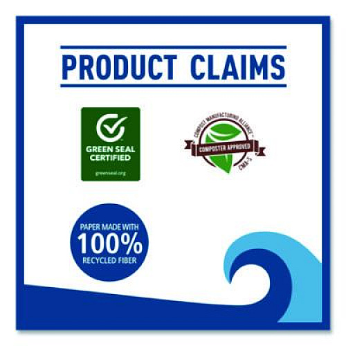 Boardwalk Kitchen Roll Towel, 2-Ply, 11 x 9, White, 85 Sheets/Roll, 30 Rolls/Carton (6272)