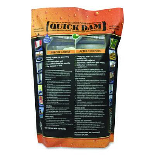 Quick Dam Flood Barriers, 6" x 5 ft x 3.5, 1 Barrier (QD651)