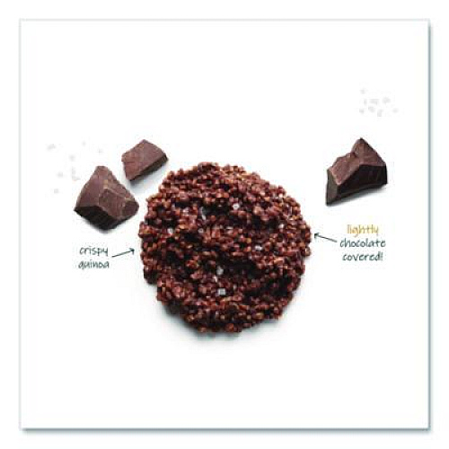 UNDERCOVER Snacks Dark Chocolate and Sea Salt Mini Quinoa Crisps, 0.25 oz Bag, 125/Carton (30700382)