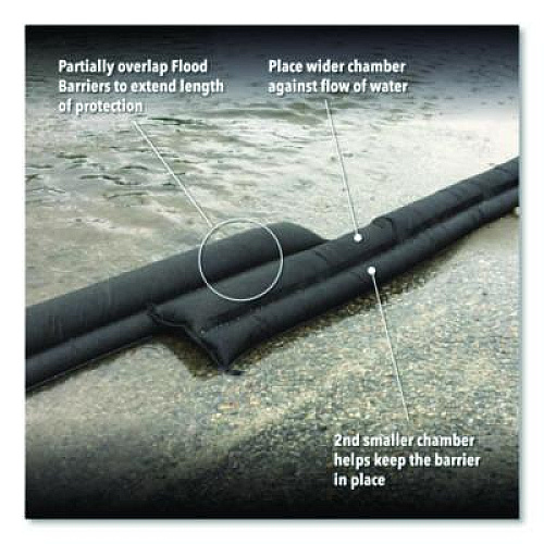 Quick Dam Flood Barriers, 6" x 10 ft x 3.5", 8/Box (QD6108)