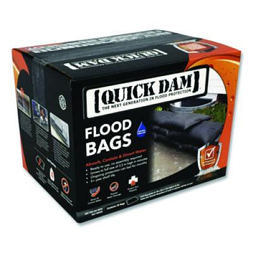 Quick Dam Flood Bags, 12" x 24" x 3.5", 20/Box (QD122420)