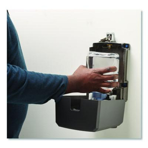 PURELL CS4 All-Weather Hand Sanitizer Dispensing System, 1,200 mL, 6.87 x 4.85 x 11.74, Graphite (552401)