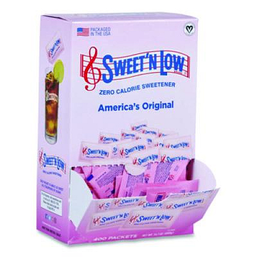 Sweet'N Low Zero Calorie Sweetener, 1 g Packet, 400/Box, 4 Box/Carton (50150CT)