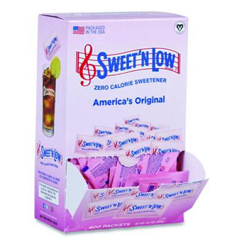 Sweet'N Low Sugar Substitute, 0.15 oz Packet, 400/Box (50150)