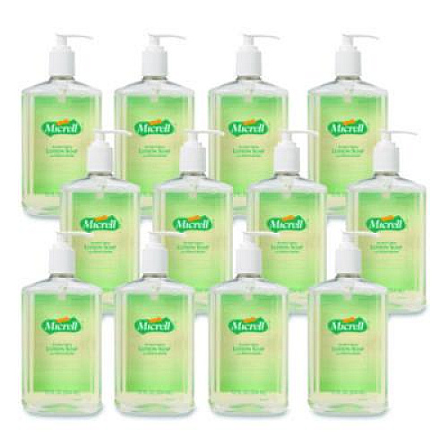 MICRELL Antibacterial Lotion Soap, Light Scent, 12 oz (9759)