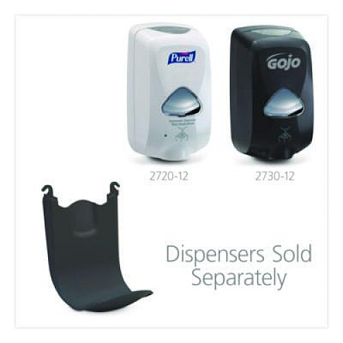 GOJO SHIELD TFX Floor and Wall Protector for 1,250 mL TFX Dispensers, Black, 6/Carton (276206)