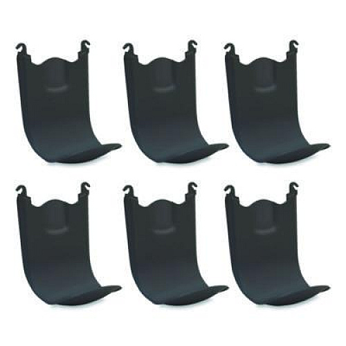 GOJO SHIELD TFX Floor and Wall Protector for 1,250 mL TFX Dispensers, Black, 6/Carton (276206)