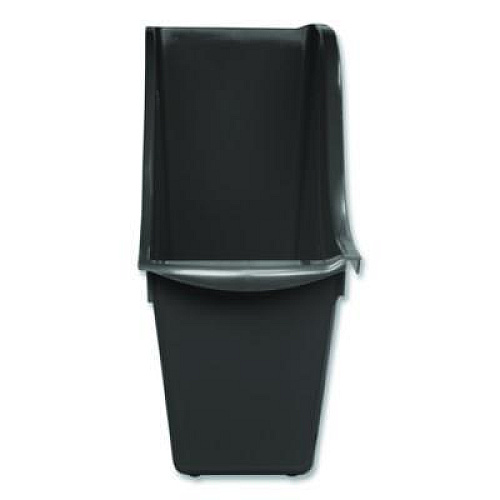 Storex Small Book Bin, 1.5 gal, 4.5" x 11.75" x 8.5", Black, 6/Pack (70123E06C)