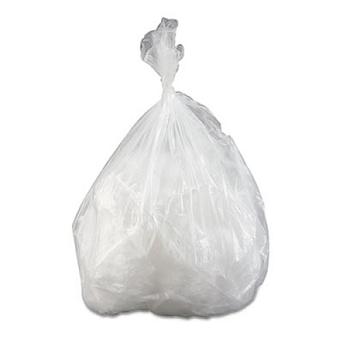 Inteplast Group High-Density Commercial Can Liners, 10 gal, 6 microns, 24" x 24", Natural, 1,000/Carton (S242406N)