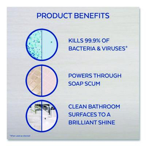 LYSOL Brand Disinfectant Power Bathroom Foamer, Liquid, Atlantic Fresh, 32 oz Spray Bottle (02699)