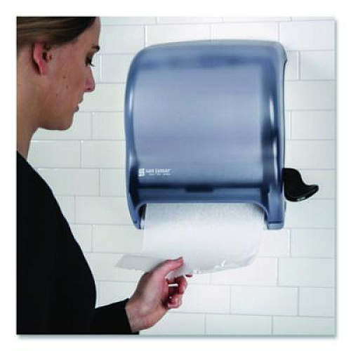 Carlisle Classic Element Lever Roll Towel Dispenser, 12.5 x 8.5 x 12.75, Blue (T950TBL)