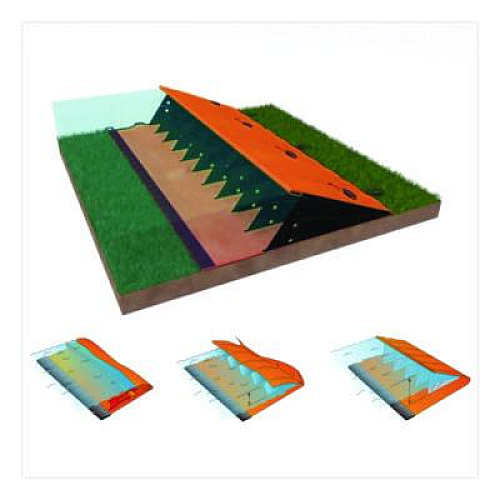 Quick Dam Water Force, 80" x 50 ft x 20" (QDWGWL2050)