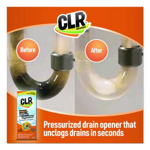CLR Power Plumber Drain Opener, 4.5 oz Aerosol Spray, 6/Carton (PP6)