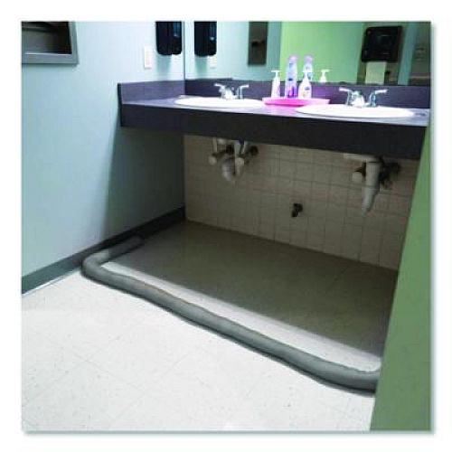 Quick Dam Water Dams, 2.5" x 4 ft x 2.5", Gray, 30/Box (WUB2430G)