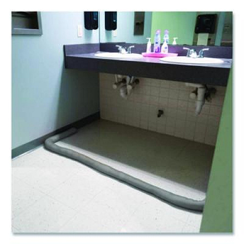 Quick Dam Water Dams, 2.5" x 10 ft x 2.5", Gray, 12/Box (WUB21012G)