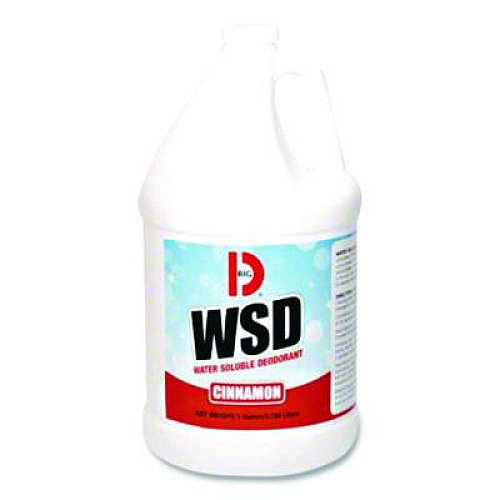 Big D Industries Water-Soluble Deodorant, Cinnamon, 1 gal Bottle, 4/Carton (1611)