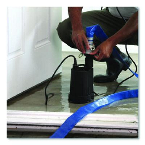 Quick Dam Pump Kit, (1) Pump, (2) 10 ft Water Barriers, (4) 10 ft Water Dams, 50 ft 1.5" dia Hose with Connectors (QDPK3)