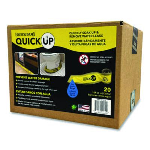 Quick Dam Quick Ups, 4 " x 10 ft x 2", 20/Box (QU1020)