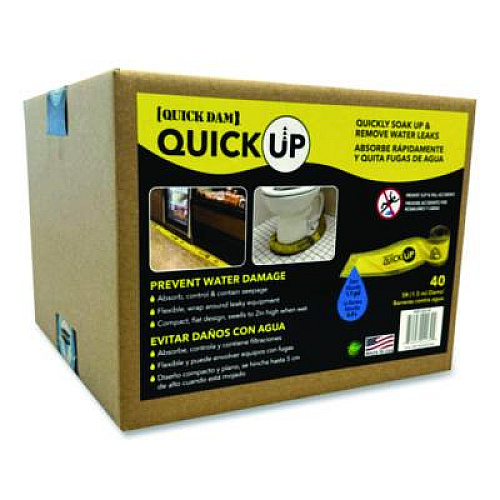 Quick Dam Quick Ups, 4" x 5 ft x 2", 40/Box (QU540)