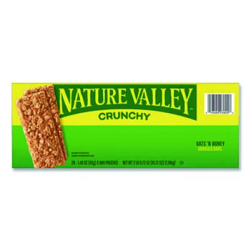 Nature Valley Granola Bars, Crunchy Oats and Honey, 1.5 oz Pouch, 28/Box (GEM2382)