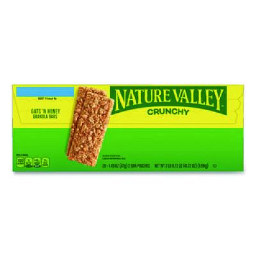 Nature Valley Granola Bars, Crunchy Oats and Honey, 1.5 oz Pouch, 28/Box (GEM2382)