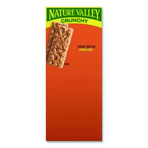 Nature Valley Granola Bars, Crunchy Peanut Butter, 1.5 oz Pouch, 28/Box (GEM2384)