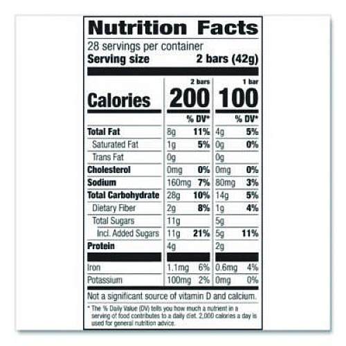 Nature Valley Granola Bars, Crunchy Peanut Butter, 1.5 oz Pouch, 28/Box (GEM2384)