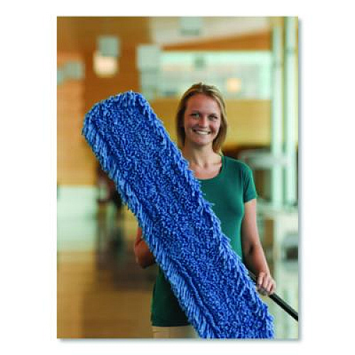 Nexstep Commercial Products MaxiTwist Microfiber Dust Mops, Microfiber, 36" x 5", Blue (94074)