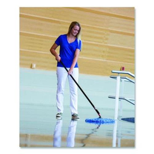 Nexstep Commercial Products MaxiTwist Microfiber Dust Mops, Microfiber, 36" x 5", Blue (94074)